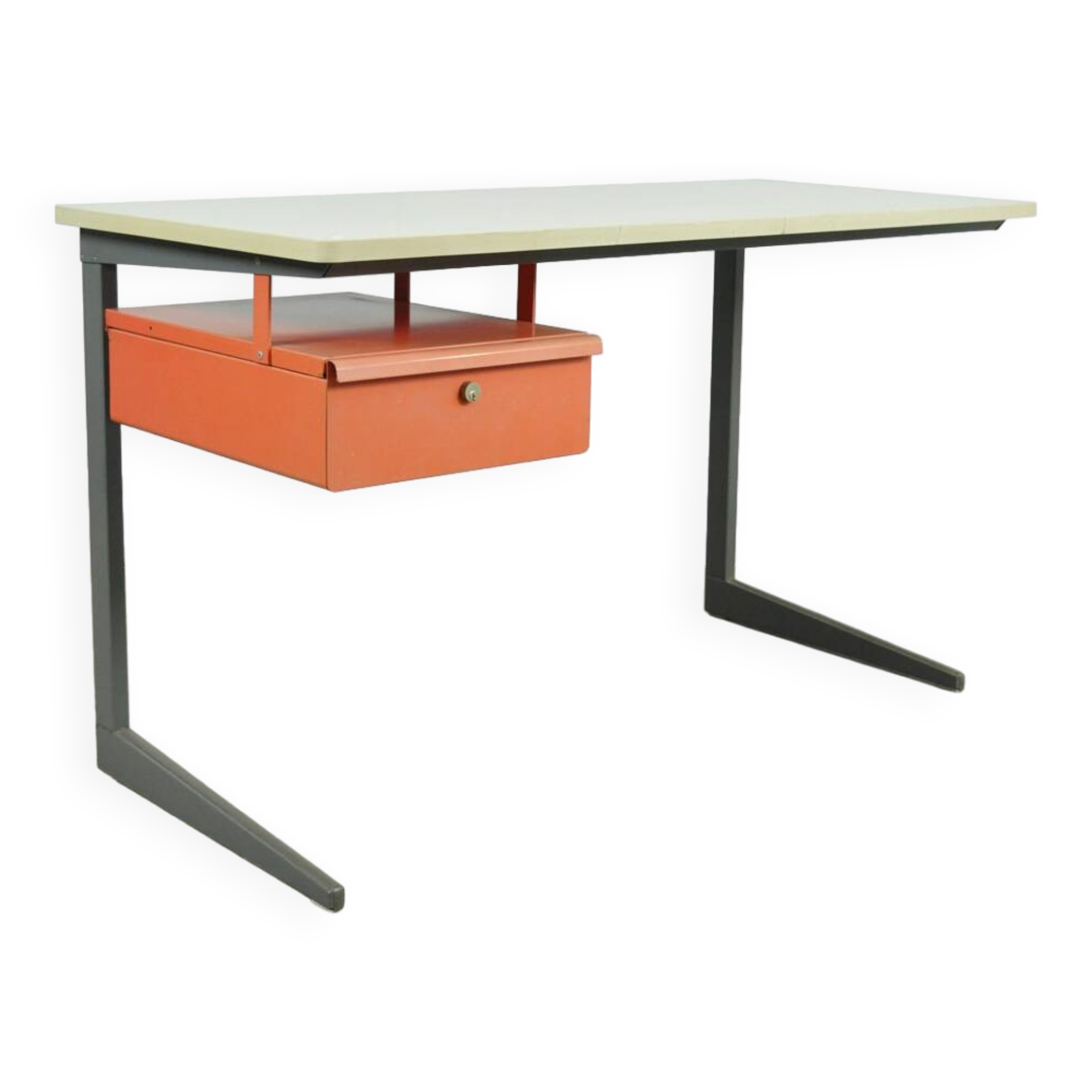 vintage industrial Result desk by Friso Kramer for Ahrend, 1950s Netherlands