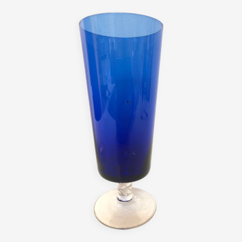 Blue Murano glass bowl, 1970