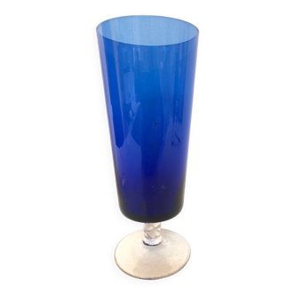 Coupe bleue verre Murano, 1970