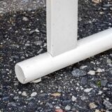 White lacquered wooden folding chairs by Carlo Hauner for Fratelli Reguitti, 1968, set of 2.