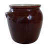 Stoneware confit pot
