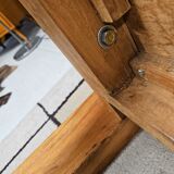 Vintage solid wood mortise and tenon coffee table