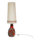 Lampadaire allemand en céramique Fat Lava de Hülstadt Leuchten, années 1960