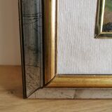 Oil on wood frame