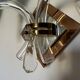 Art Deco mirror glass wall lights