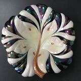 Coupe feuille en céramique irisée Verceram