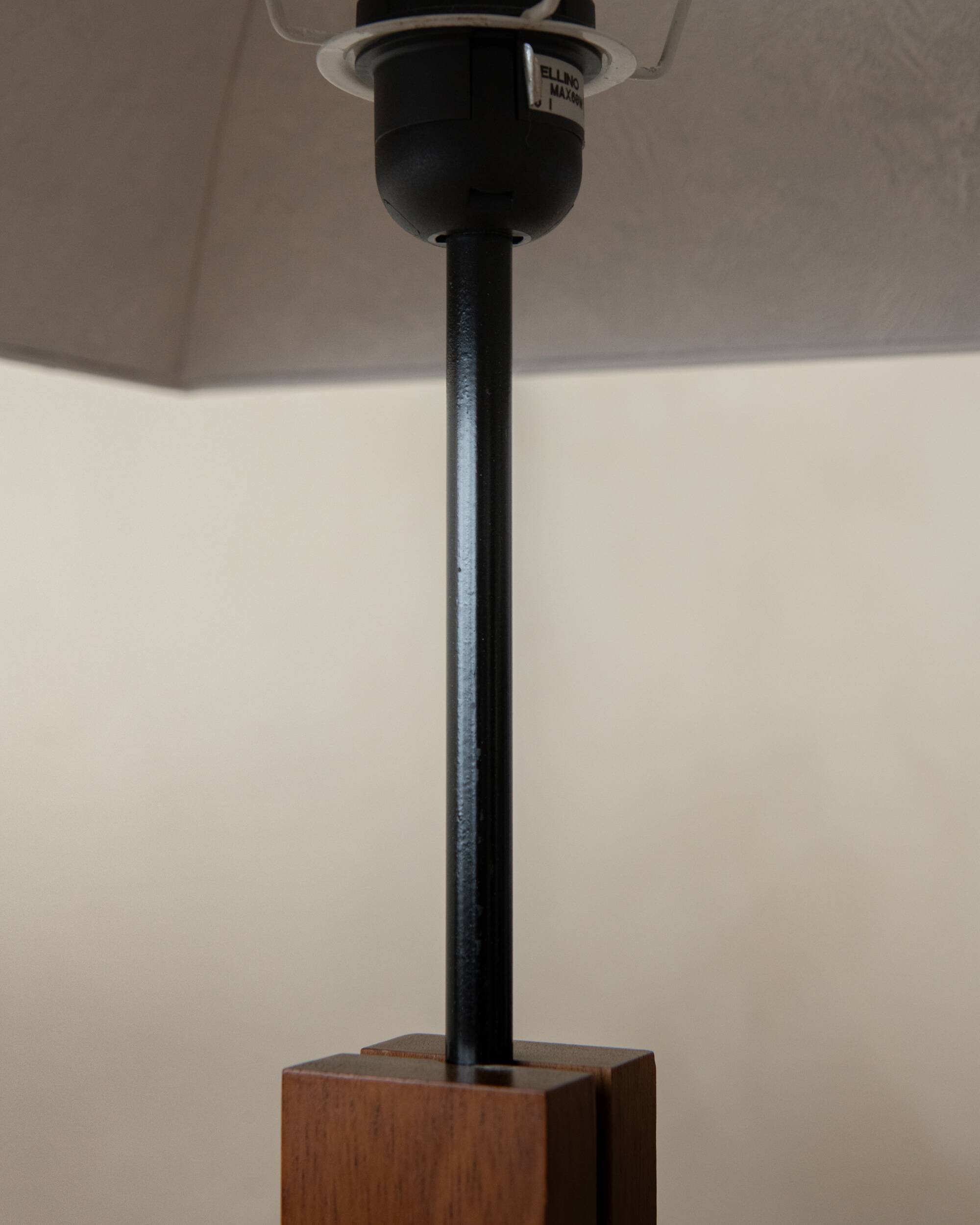 Postmodern Adjustable Wood Floor Lamp by Bellino, 1990s
