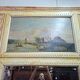 mirror trumeau and landscape painting – Faux marble decor –
