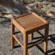 Paire de tabourets en bois