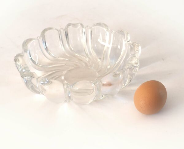 Cendrier, vide poche en cristal