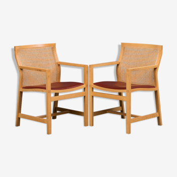 Pair of Scandinavian armchairs 1985