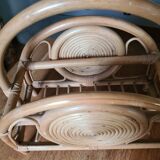 Bamboo magazine holder
