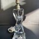 Pied de lampe cristal estampillé baccarat