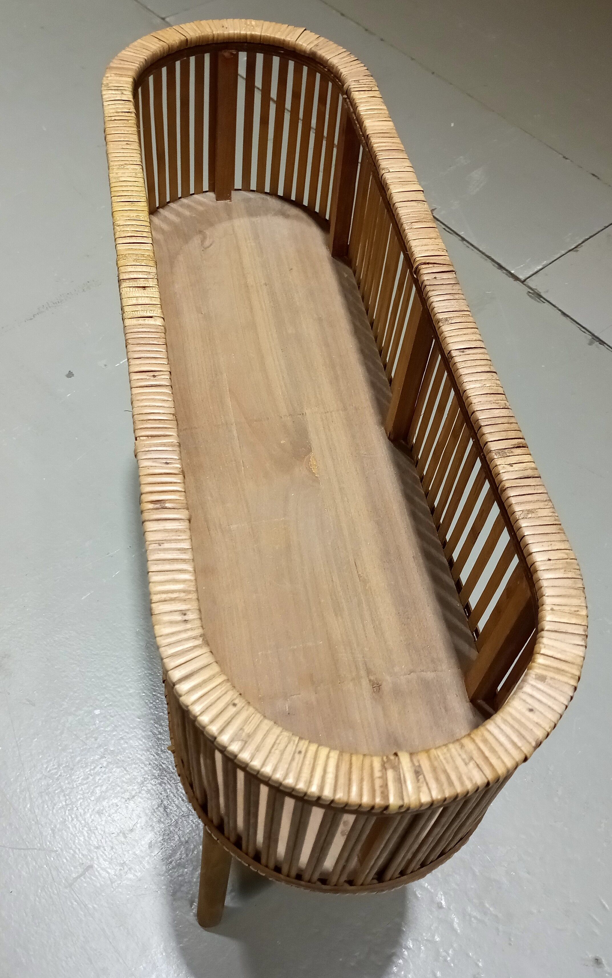 Danish cane flowerbench