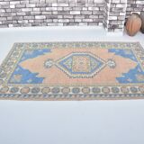 Vintage handmade floral rug sku3431