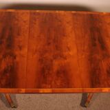 Yew and Mahogany Pedestal Dining Table - England
