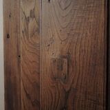Antique mountain wardrobe in solid oak – 19th century