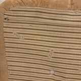 Togo vintage rose line 3-seater made in France beige velvet