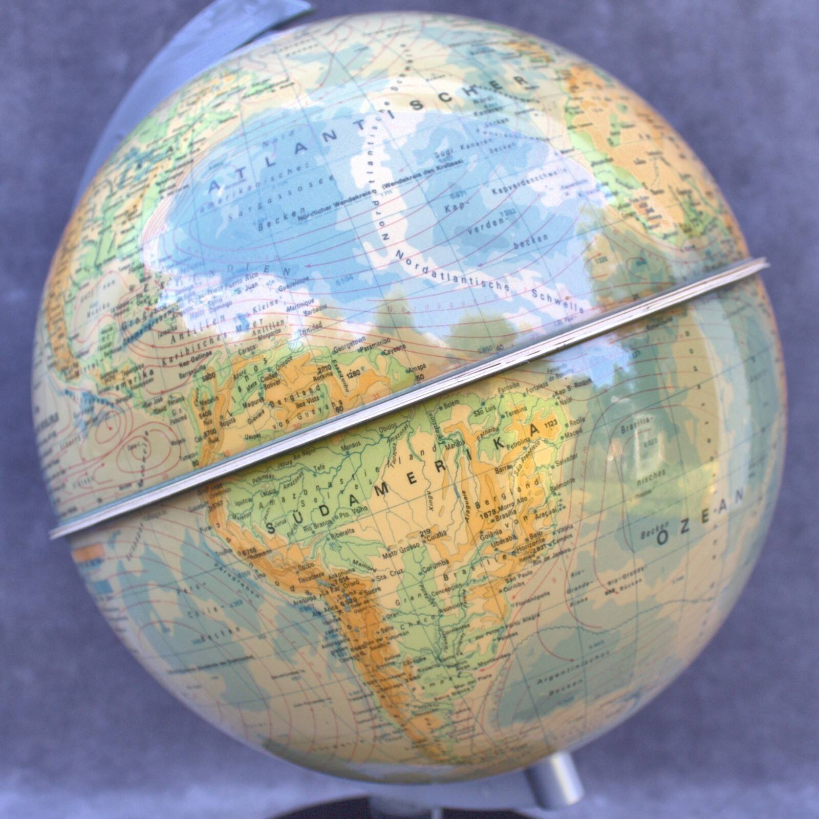 Vintage Räths German GDR Globe 1979 Office Home Decor