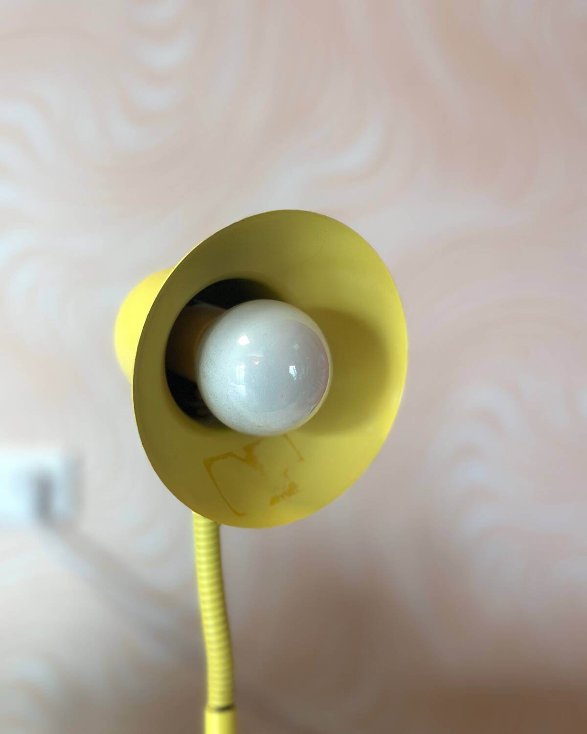 Yellow desk table lamp
