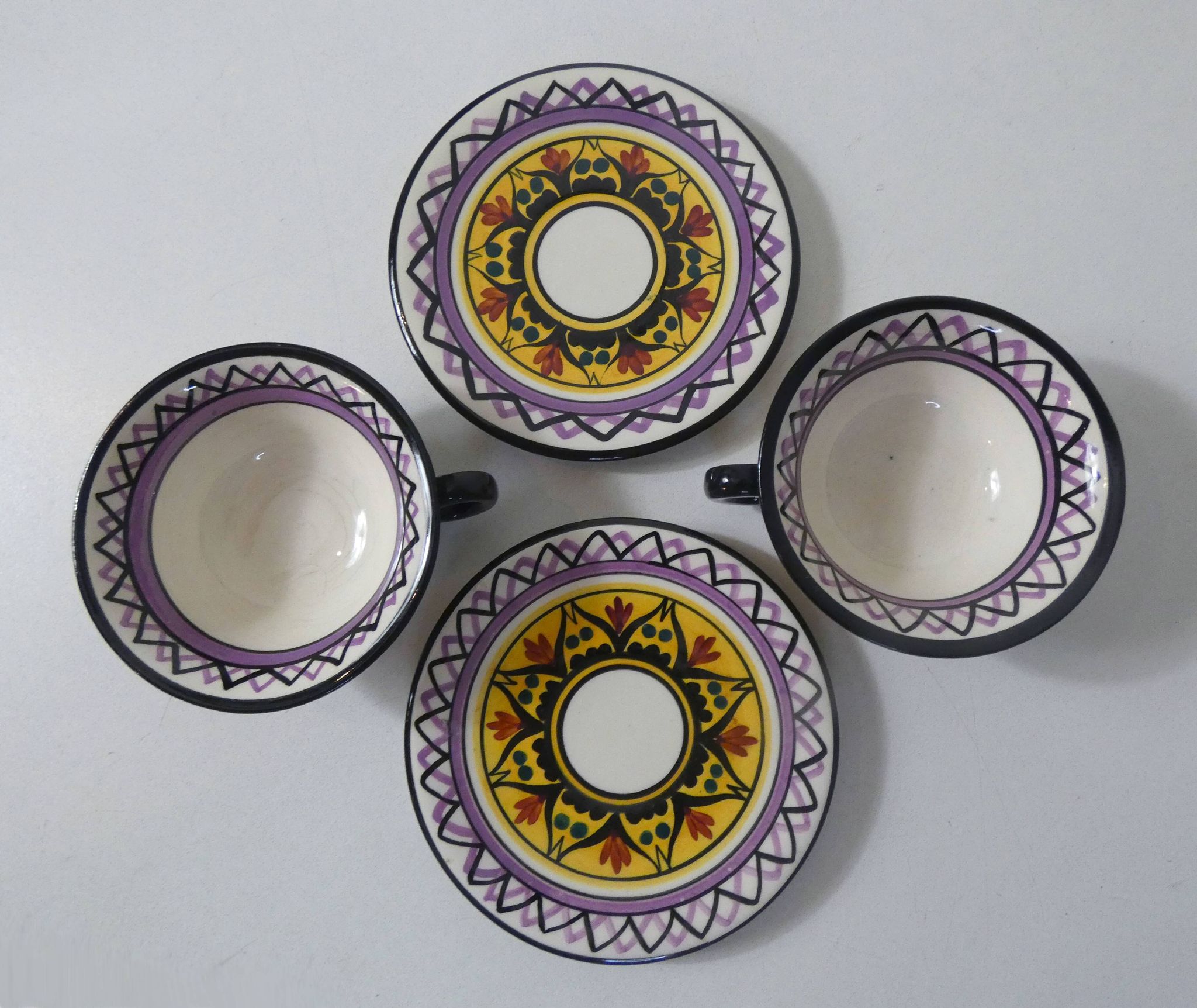 2 anciennes tasses Saint Jean de Bretagne
