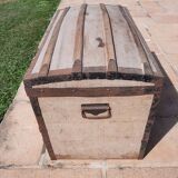 Old bomb travel trunk