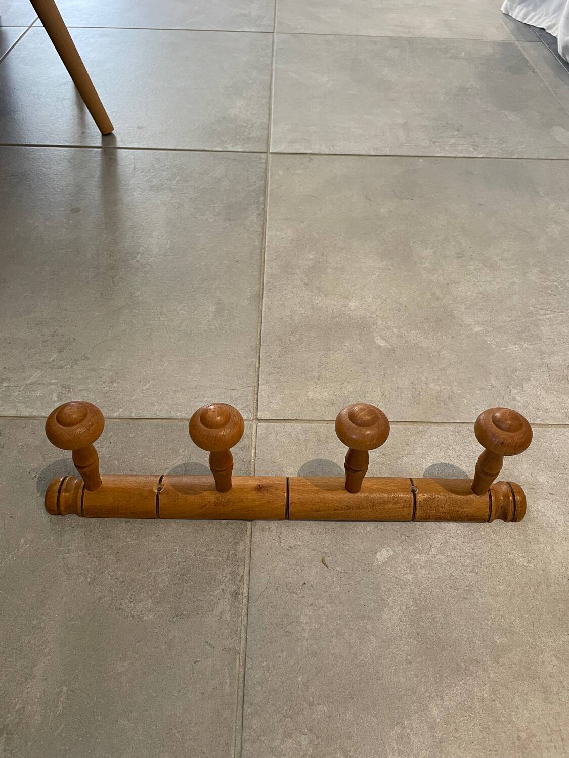 Vintage wall coat rack