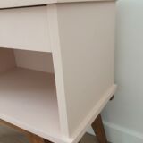 Lot of two vintage bedside tables