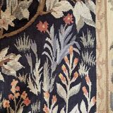 Pair of tapestries style greenery of Aubusson, twentieth century