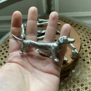 Antique animal knife rests