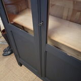 Patinated wooden library