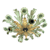 Large 43cm florentiner theatre ceiling light by banci firenze , italy, 1970