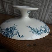 Standing dish 1900 Iron Earth service Anemone