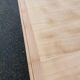 Renovated round extendable dining table with a central wooden leg, 110-210cm.