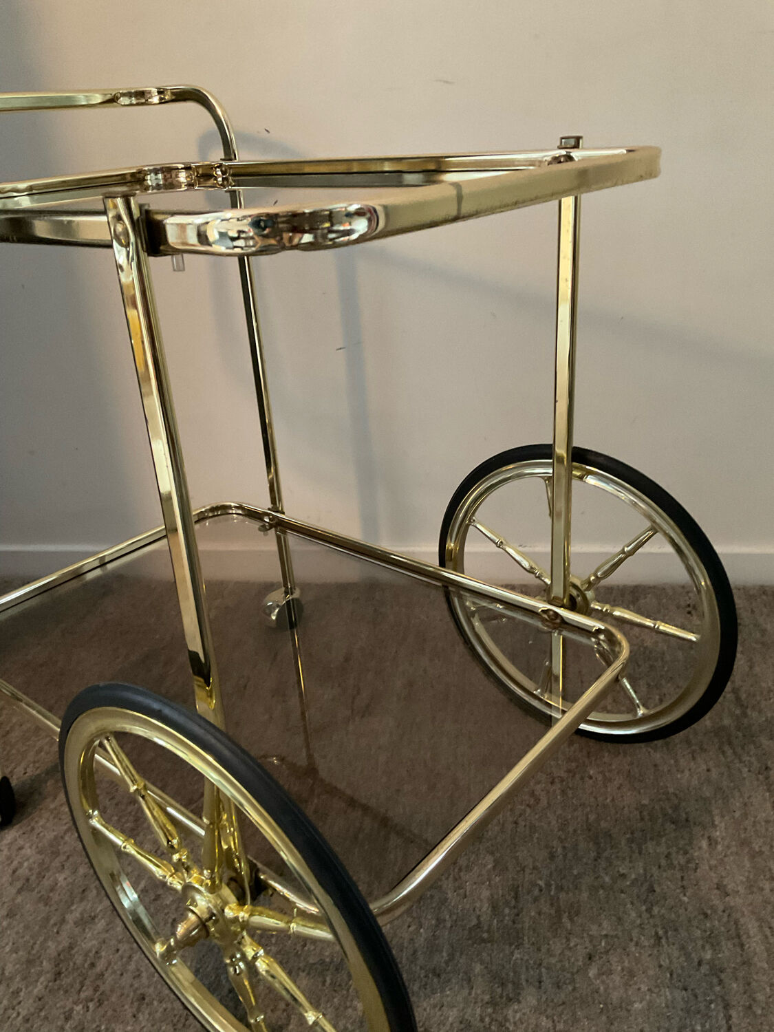 Vintage golden service from the 70s