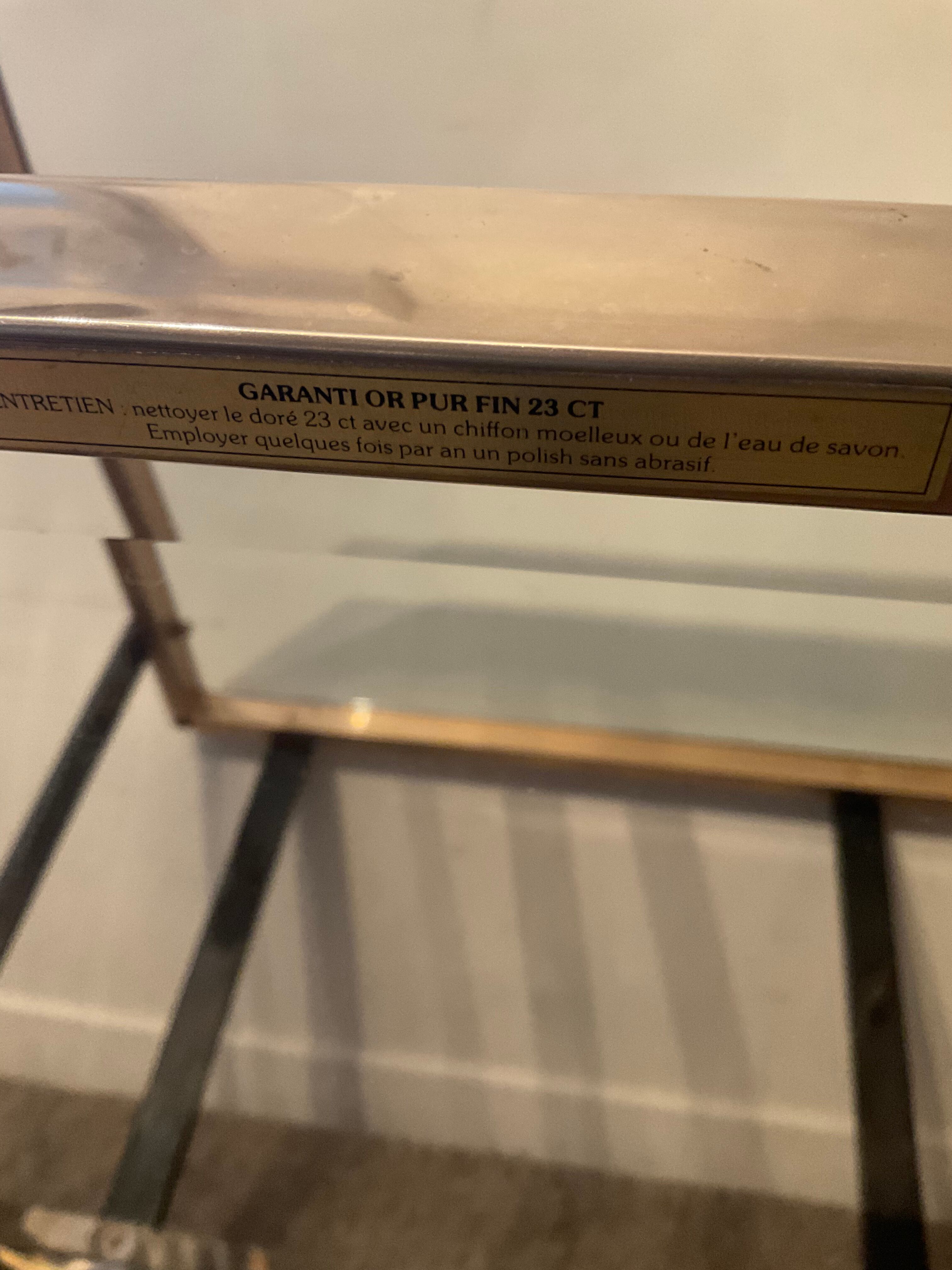 Belgo Chrom Hollywood Regency Coffee Table of the 70s
