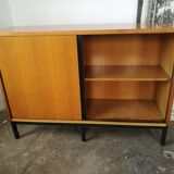 Vintage top sideboard from the 80s, sliding doors