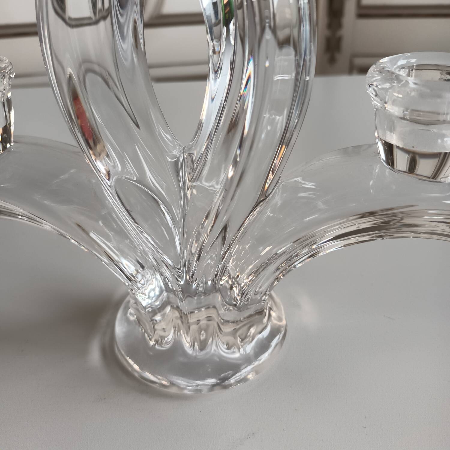 Bougeoir en cristal