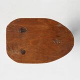 Rustic Wooden tripod Stool, France 1920s