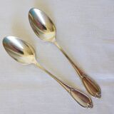 2 vintage silver plated Ercuis teaspoons