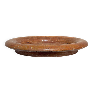 Milieu de table marbre rouge, Roberto Arioli, Gabbianelli, 1970