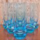 Set of 6 crystal water glasses
