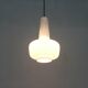 Mid-century glass pendant light Kreta by Jacob E. Bang for Fog & Mørup and Holmegaard, 1960s.