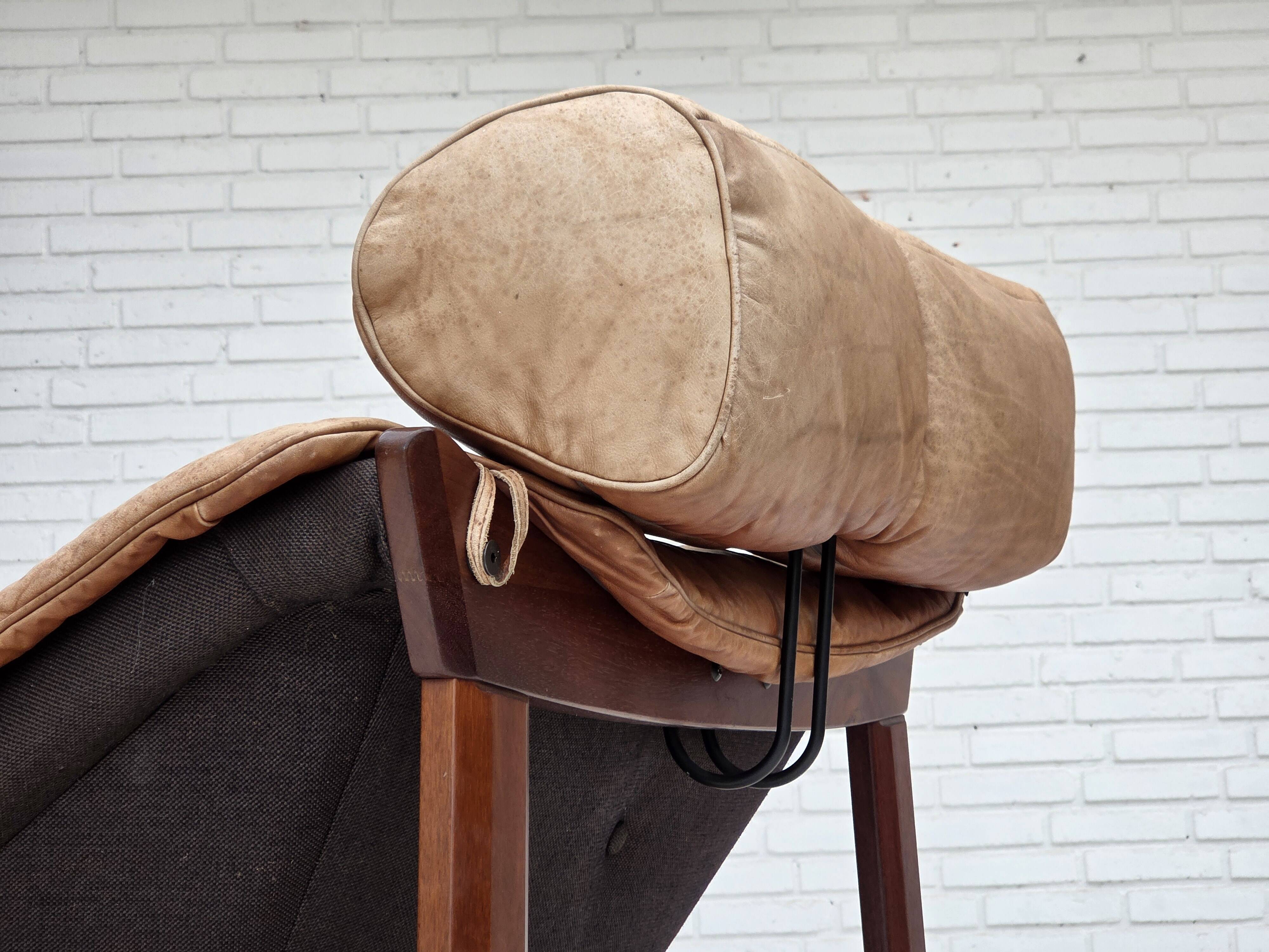 1970s, Norwegian design by Jan Erik Lindgren, armchair model "Amazon".