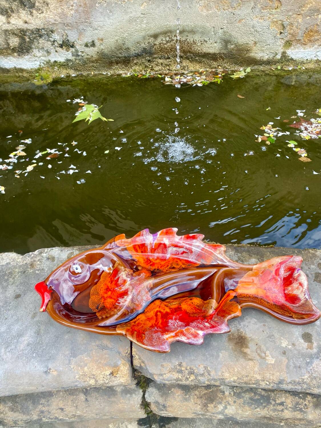 Vallauris type ceramic fish
