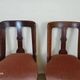 pair of quality 19th century English mahogany chairs circa 1850