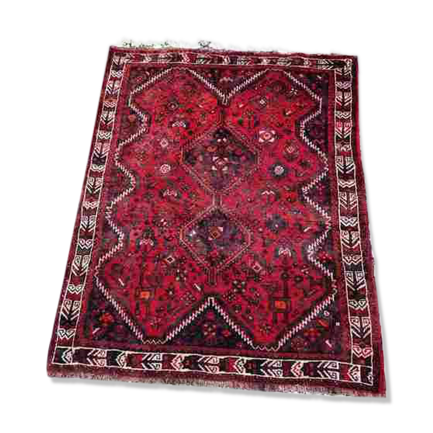 Hand-knotted SHIRAZ rug 163 cm x 130 cm