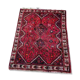 Hand-knotted SHIRAZ rug 163 cm x 130 cm