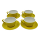 Set of 4 cups and saucers Villeroy & Boch