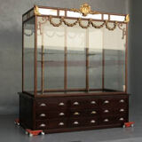 Importante Vitrine Napoléon III fonte bronze doré